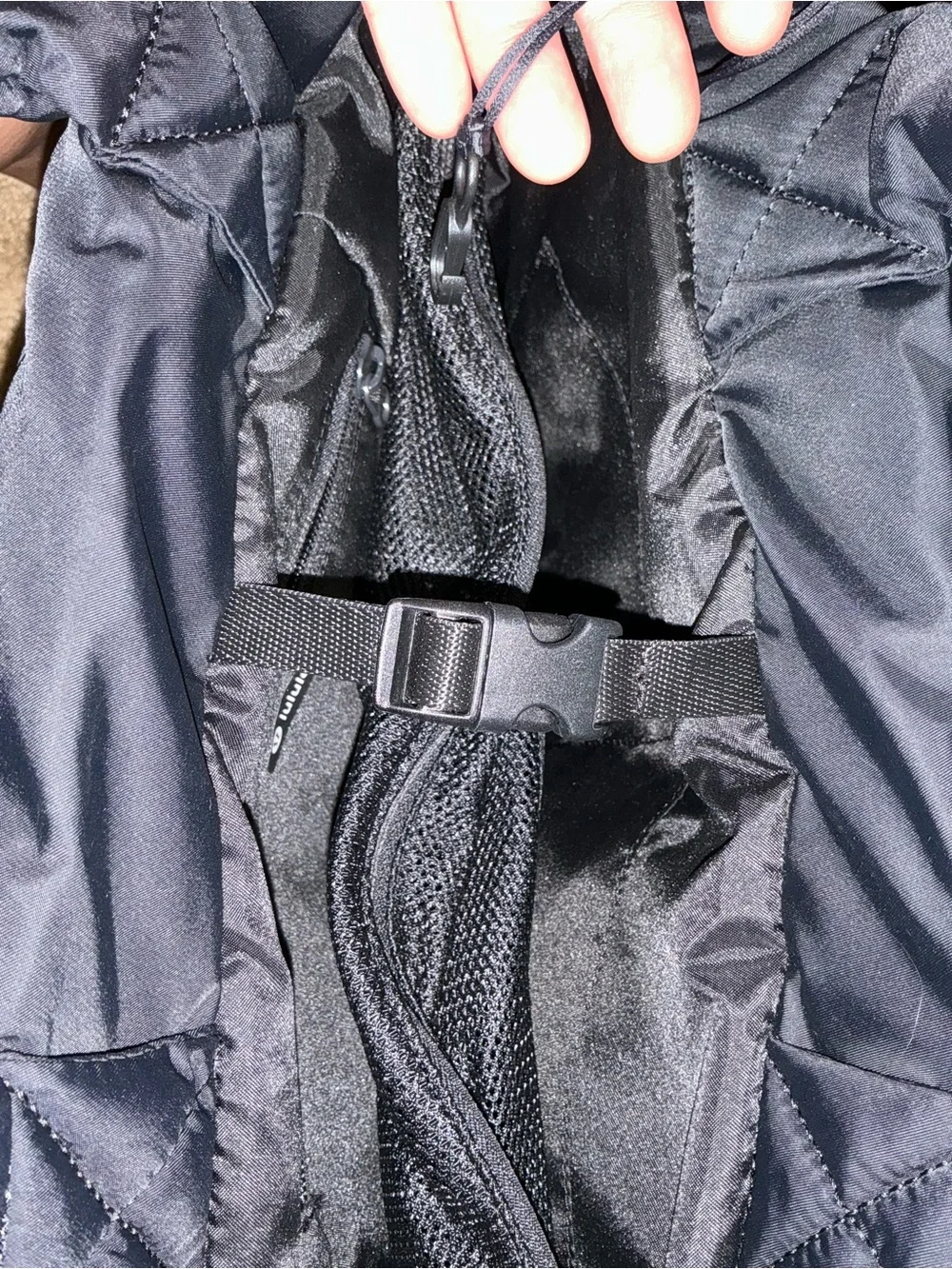 Lululemon On My Level Tote Bag 15L *Puffy Black/Silver